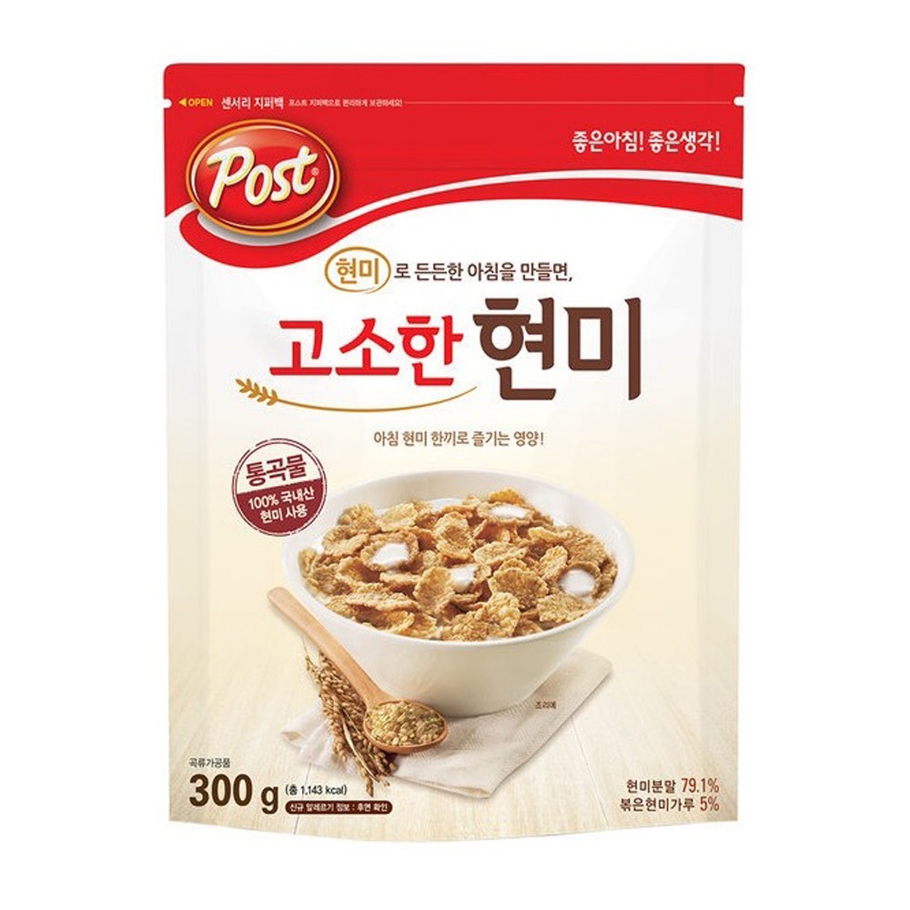 동서 포스트 통곡물고소한현미 시리얼, 300g, 1개 4,950원
