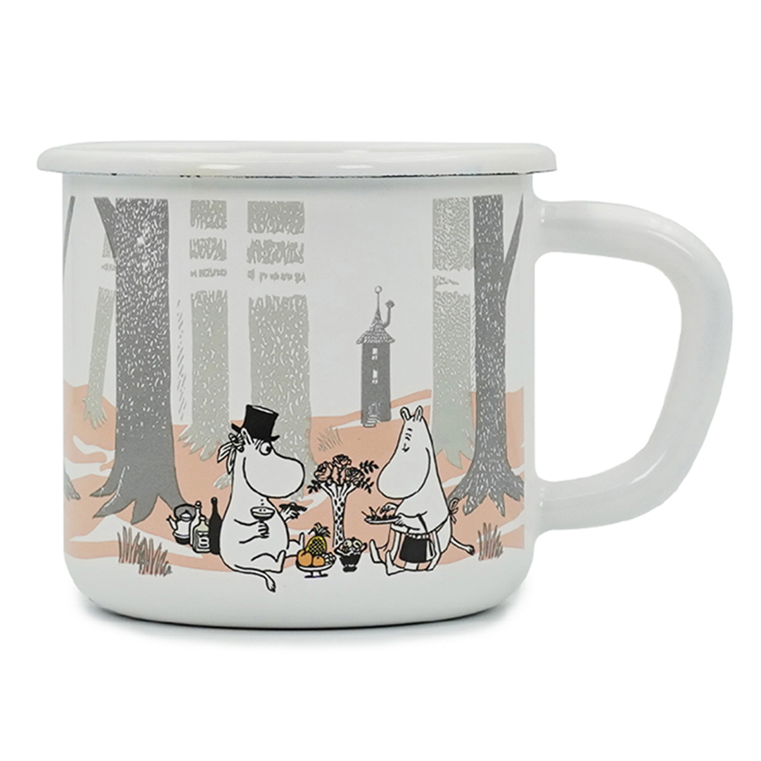 에지리 무민 포레스트 법랑 머그컵 8cm 400ml, 핑크, 1개 22,810원