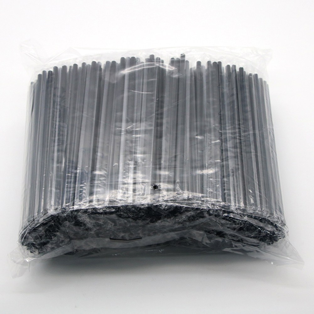 개별포장 자바라 빨대 검정 21cm 500개 주름 스트로우, 1개, 500개 5,550원