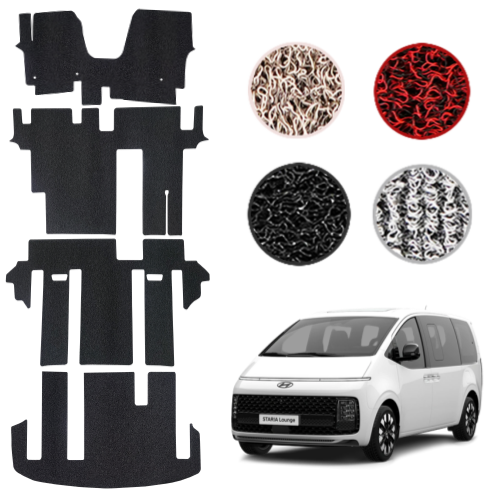 [스타리아] 와이투 프리미엄 자동차 코일매트 현대 스타리아 확장형, 그레이, 스타리아투어러9인승(2021~), 현대 109,000원