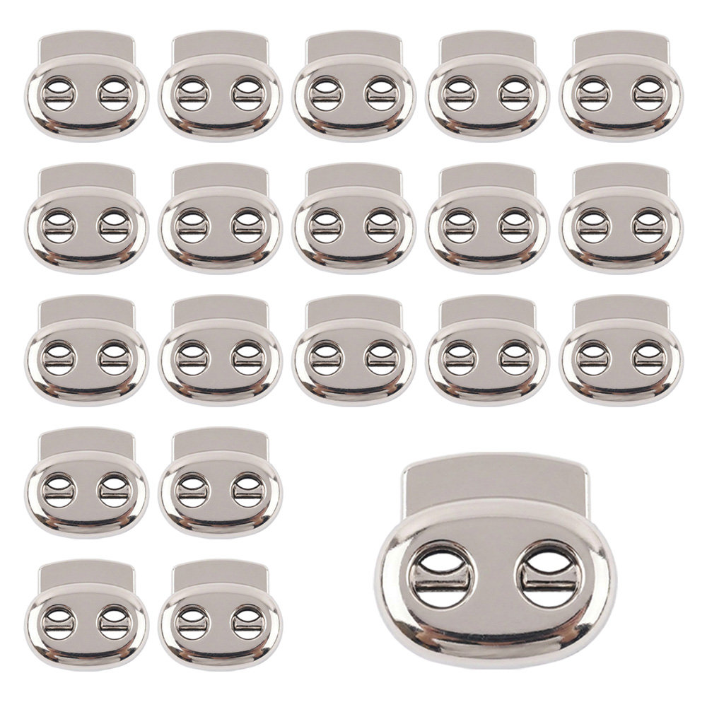 코드락 스토퍼 끈조절 의류 가방 후드 스토퍼-07 돼지코 스토퍼, 20개, 니켈(소) 4,500원