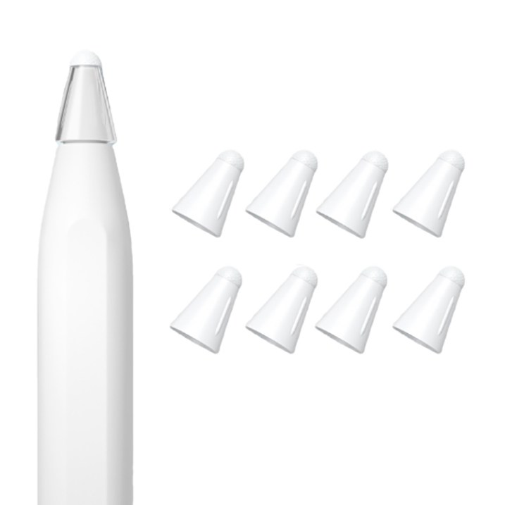 투에이비 애플펜슬 1세대 2세대 프로 호환 저소음 무소음 패브릭 펜촉 보호 팁커버 8pcs 7,900원