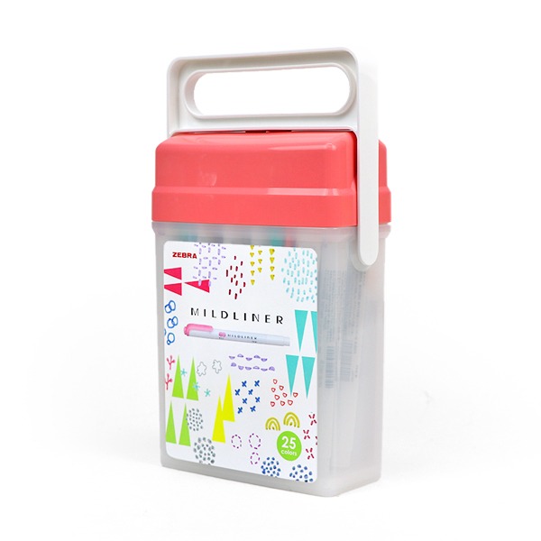 (제브라) 마일드라이너 형광펜 25색 세트 ZEBRA MildLiner, 단일상품 24,500원
