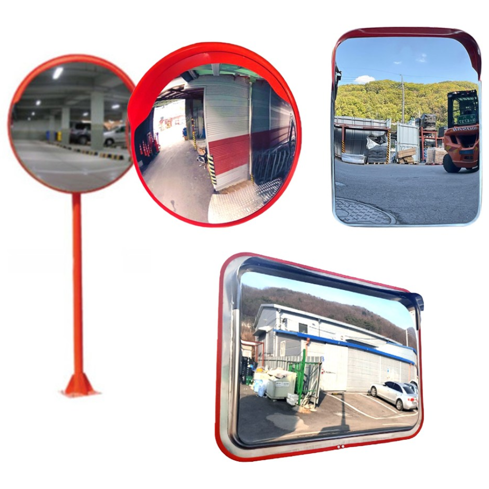 도로 반사경 주차장 스텐 사각 실외 실내 반사경 거울, 1개 150,000원