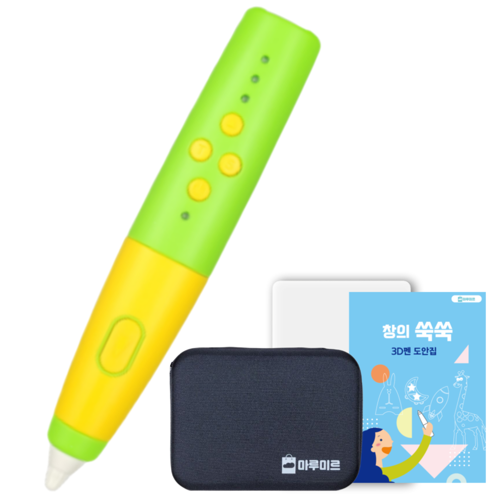 마루미르 프리투 3D펜 무선 저온 동작 PCL필라멘트 사용 39,900원