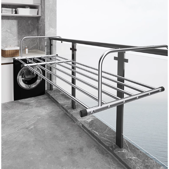 코지테일러 접이식 길이조절 베란다 창틀 빨래건조대 B124 24,090원