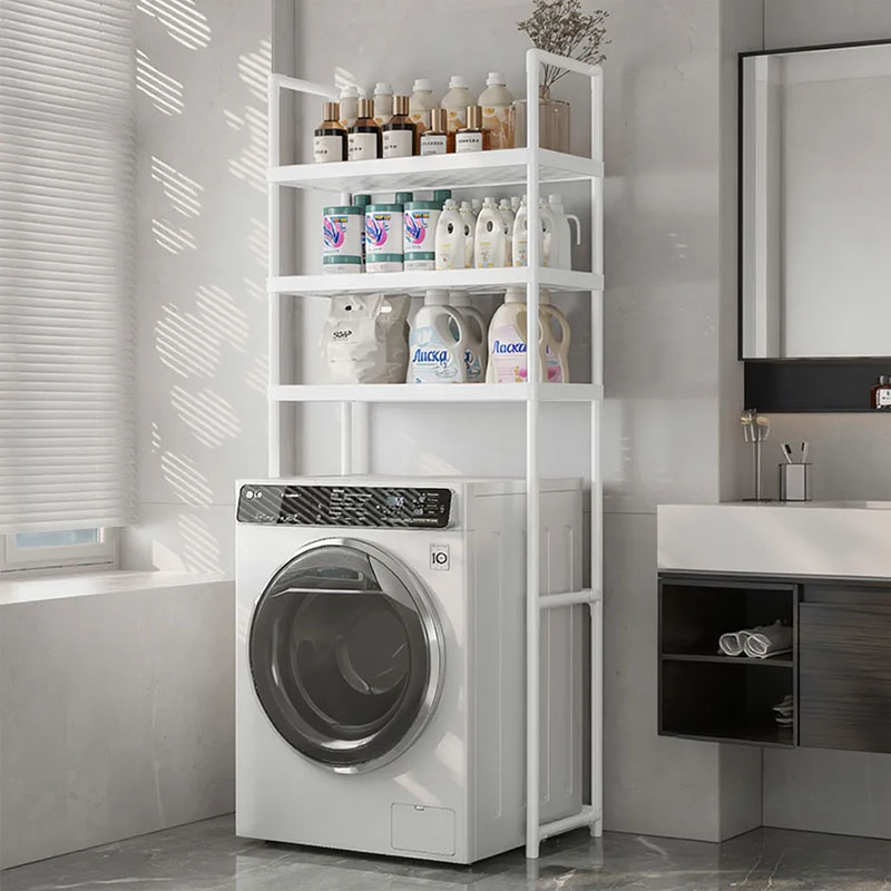 강화판 세탁기 선반, 건조기 겸용 다용도 3단 선반, 수납 정리 일체형 도톰 선반 20,600원