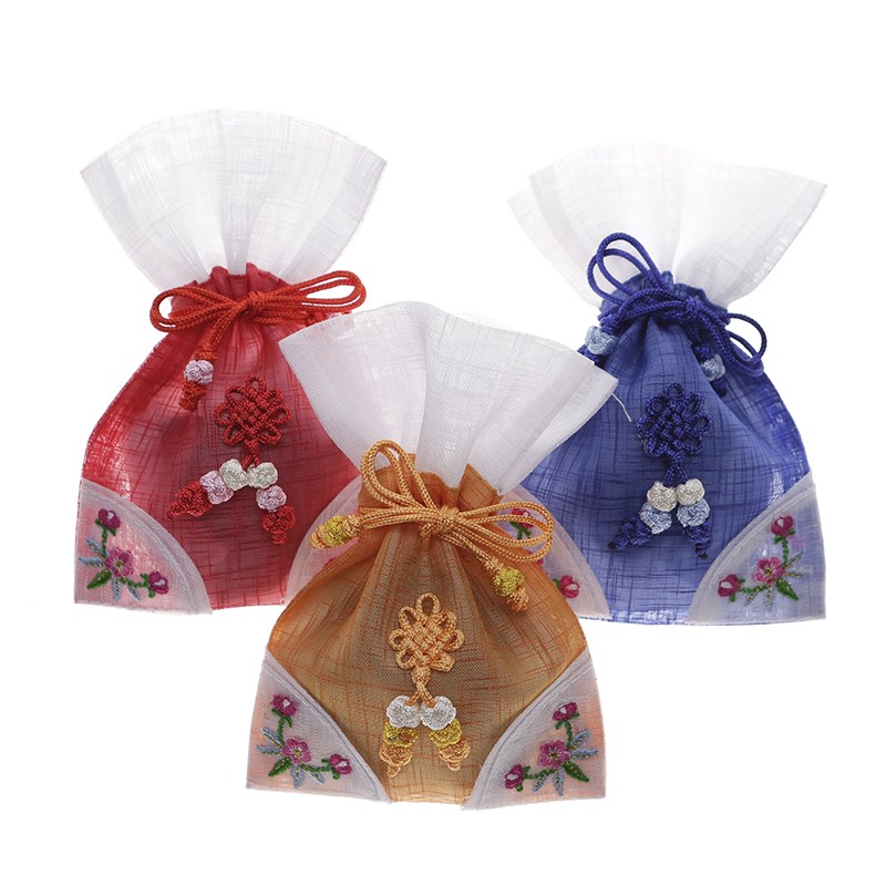 율아시아 모시 양귀자수 복주머니, 랜덤발송 20,000원