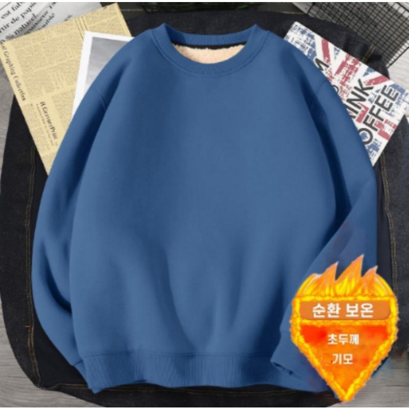 봄 가을 두꺼운 오버핏 맨투맨 기모 후드티 커플용 맨투맨 남녀공용 오버핏 보온 후티 20,800원