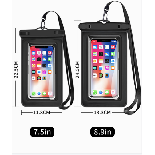 크리스탈터치 물에 뜨는 IPX8등급 휴대폰 방수팩, Medium+Large, 2개 39,800원