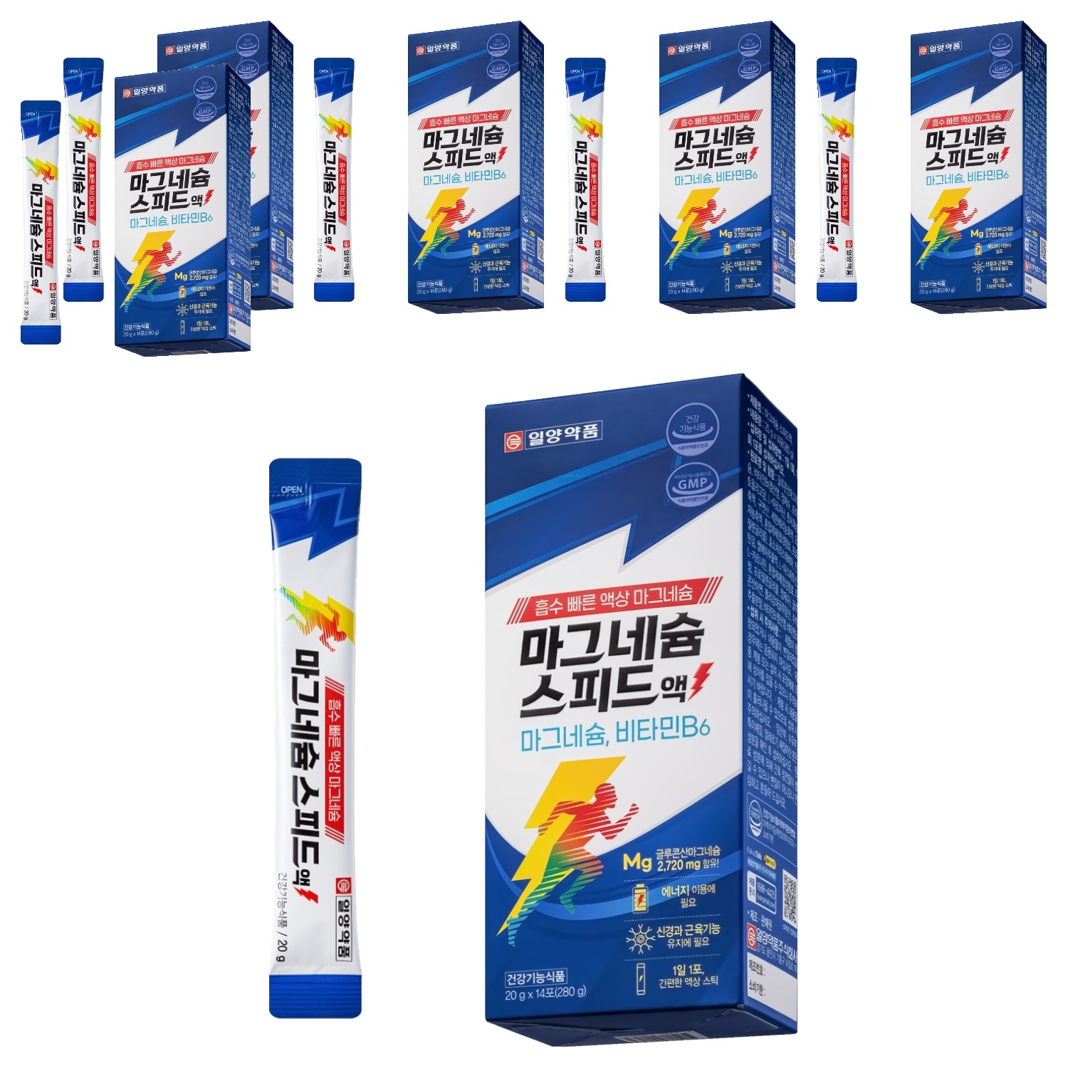 일양약품 마그네슘 스피드액 14p, 280g, 6개 55,940원