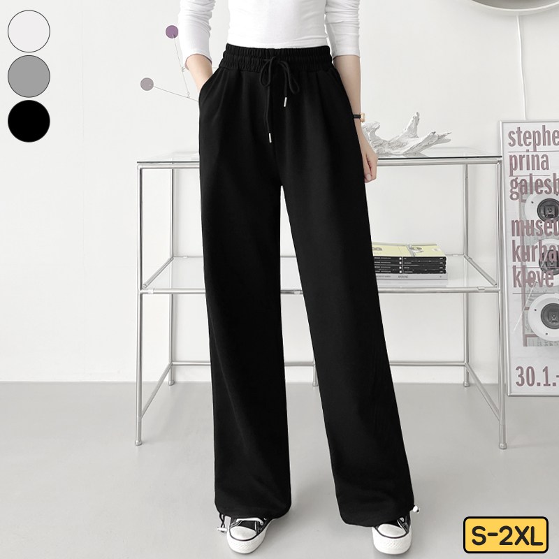 바비팩토리 여성용 숏기장/롱기장 밴딩 핀턱 트레이닝 바지 투웨이 조거/일자핏 스판 긴바지 17,900원