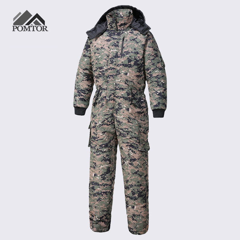 POMTOR 남성 올인원 방한복 남자 방한 방수 작업복 일체형 오토바이방한복 99,190원