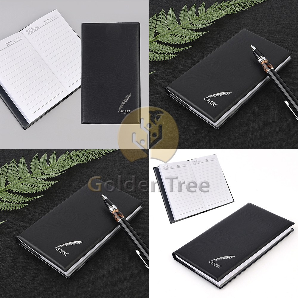 골든트리 클래식 인조가죽 소형 수첩 48매 기자수첩 메모장 미니노트 1,000원