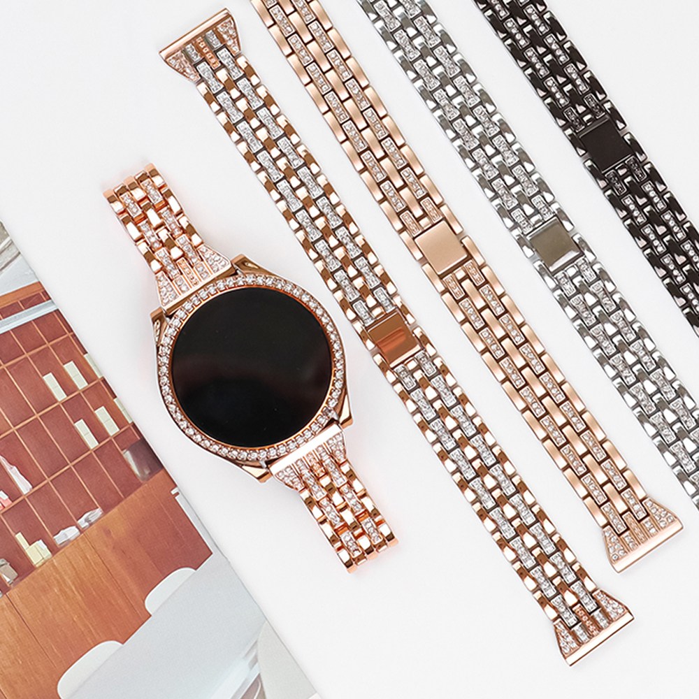 타임스토리 디먼트 갤럭시워치 5 4 3 호환 스트랩 클래식 큐빅 브레이슬릿 밴드, 샴페인 골드+돌돌이, 1개 17,800원