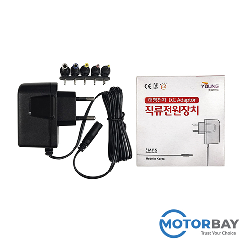 [전자식] 태영전자 TY 5V 3A 벽걸이형 아답터 11,100원