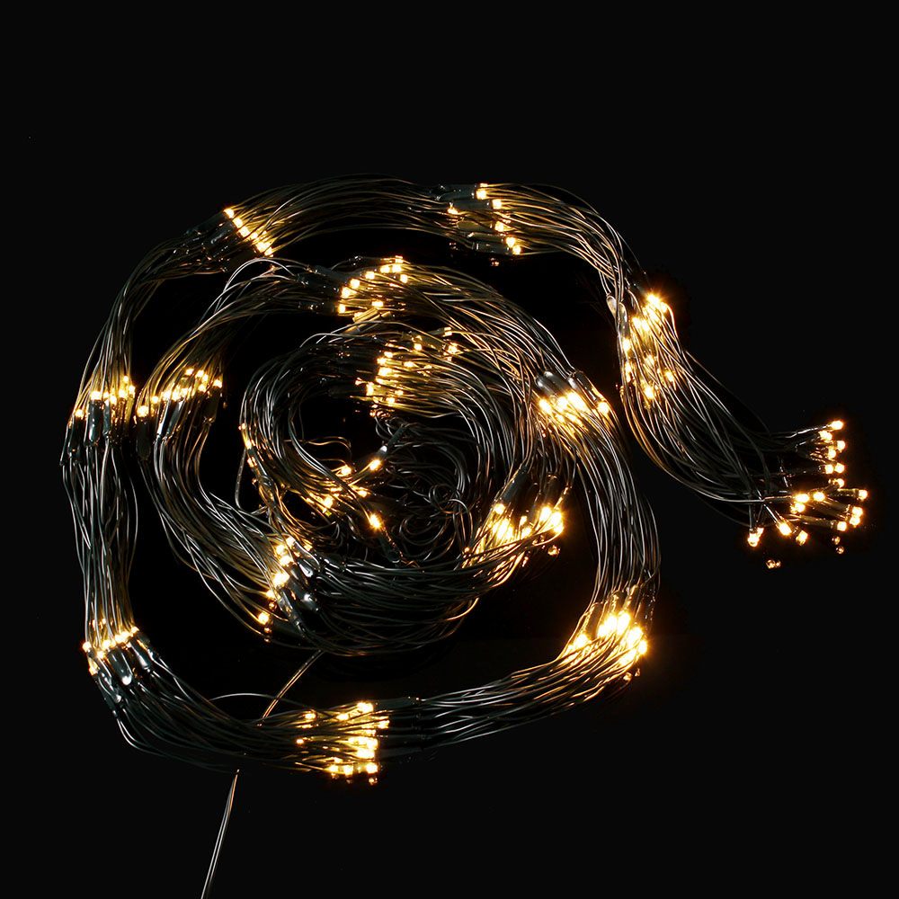 도매토피아 녹색선 연결 가능 LED  그물 네트 지니 전구 300구 2 x 2 m + 전원잭 세트 29,370원