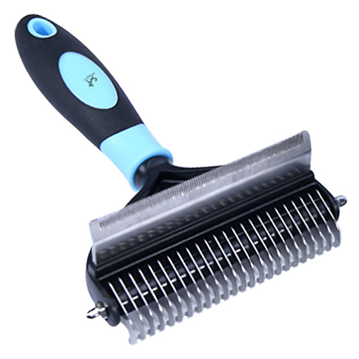 딩동펫 반려동물 2in1 죽은털제거 매듭 브러쉬 L 11,200원