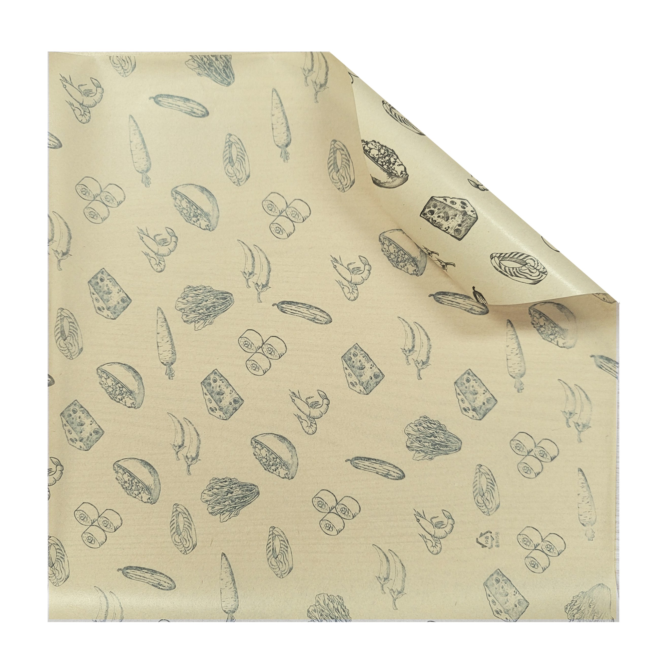 P02G 크라프트 식품포장지 (270mm x 270mm), 1세트, 1000개입 33,500원