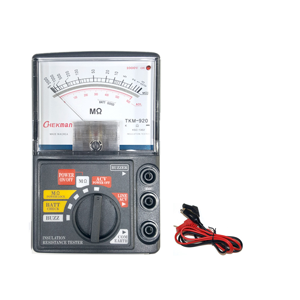 절연저항계 메가 누전테스터기 TKM-920 1000V 2000M옴 인슐레이션 아날로그 32,900원
