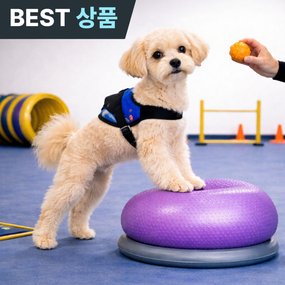 플러클 강아지짐볼 도넛 밸런스볼 슬개골탈구예방 15,800원