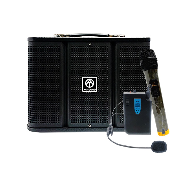 (AG-SOUND) (포터블앰프) AG-001 무선마이크 1CH 최대 150W 192,850원