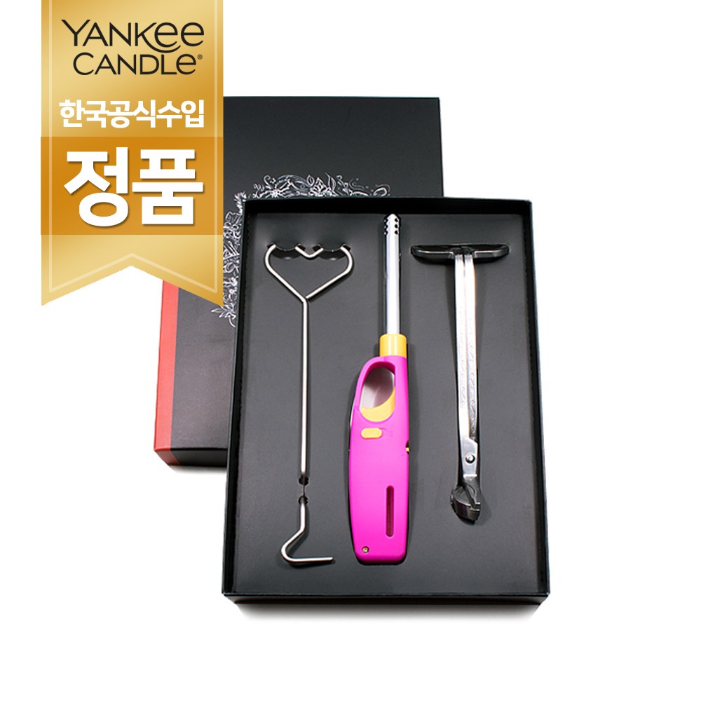 양키캔들 캔들도구 3종세트/윅디퍼+심지가위+캔들 롱 라이터 17,500원