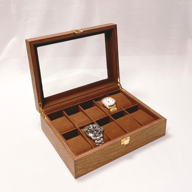 오브민 월넛우드 10구 벨벳소재 쿠션 시계 보관함, 현재가 29,900원