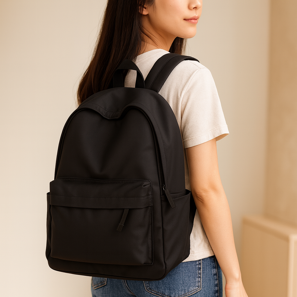 루움 생활방수 남녀공용 심플 백팩 13,800원