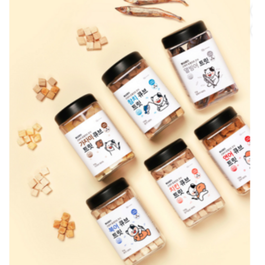 뽀시래기 고양이 동결건조 간식 큐브 트릿, 3.북어, 85g, 1개 25,150원