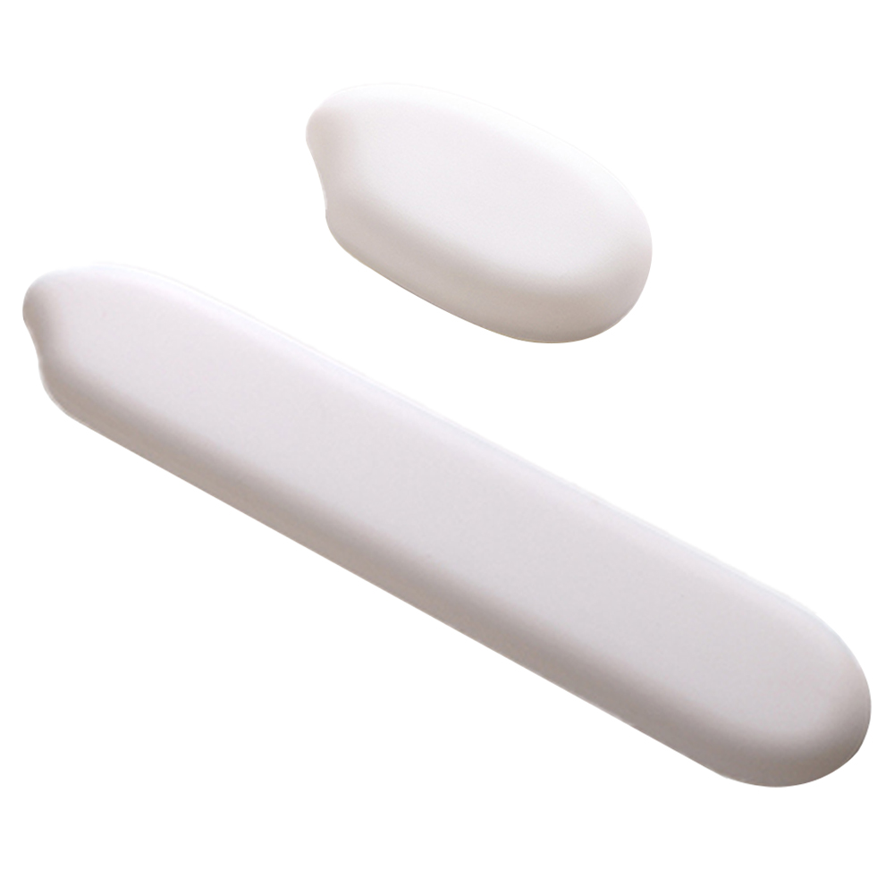 다다랜드 쿨 말랑 실리콘 키보드 손목 받침대 + 마우스 손목 받침대 세트 푹신패드, 화이트, 1세트 15,300원