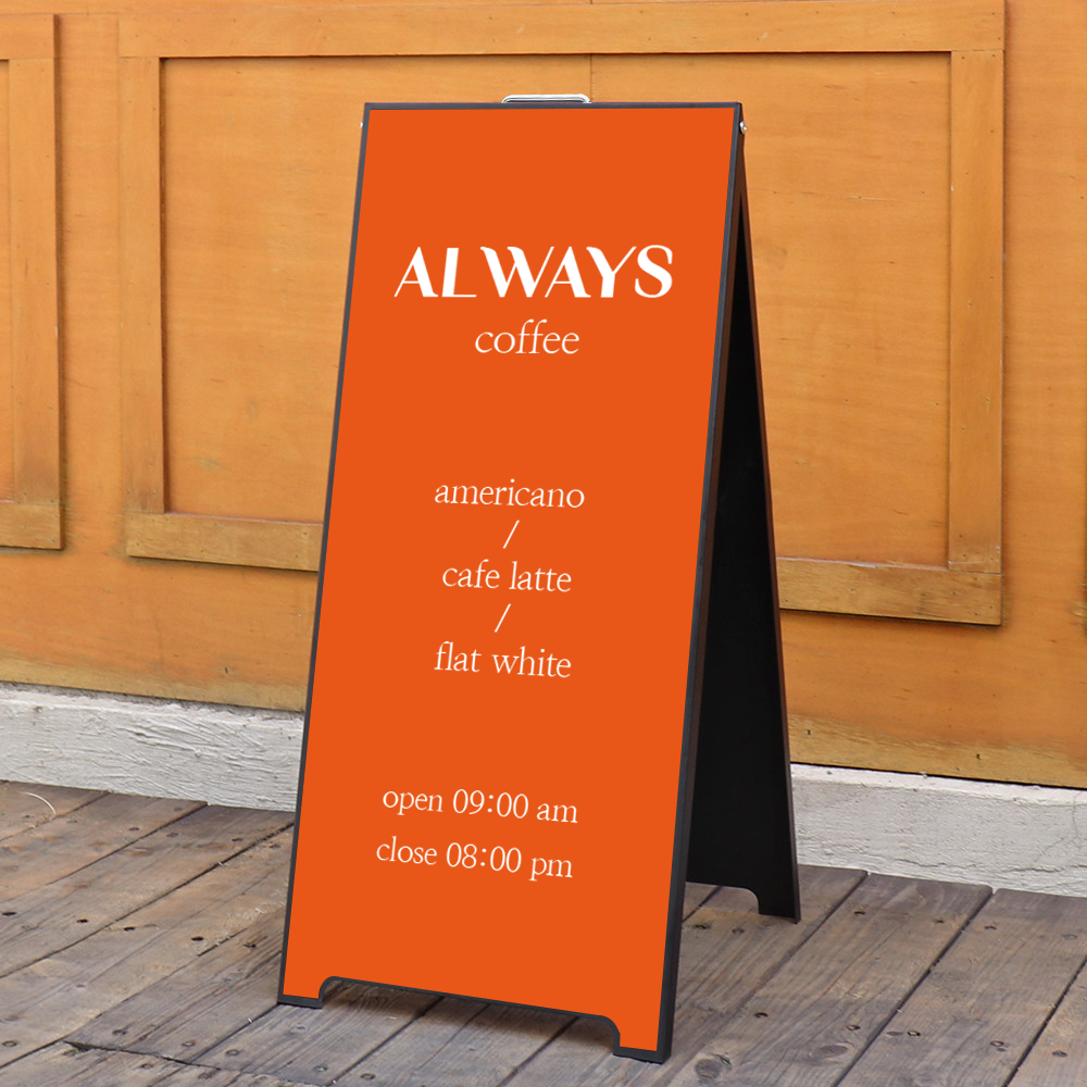 애드라벨 A형 A자 접이식 철제 입간판, 1개 39,000원