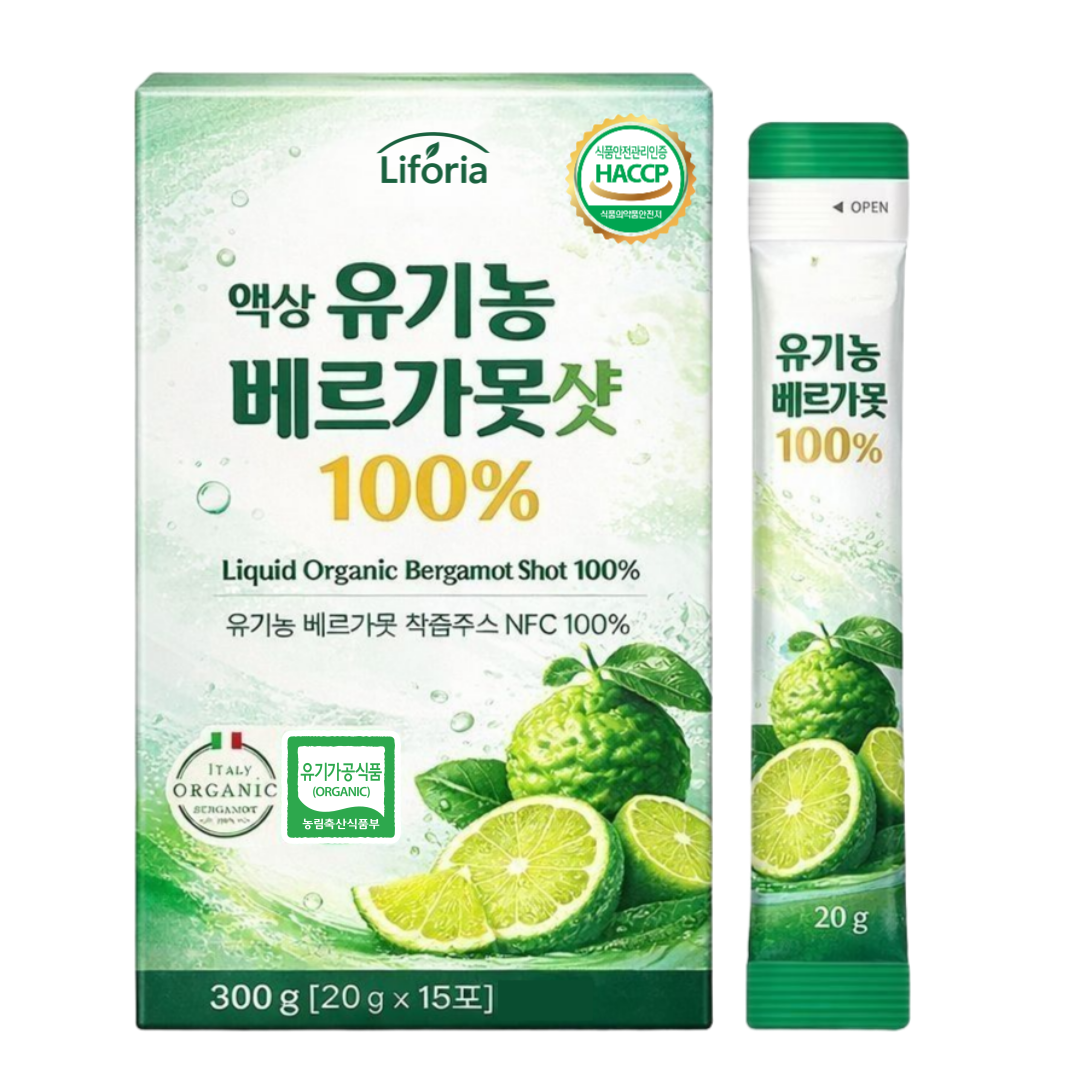 12개 구매 시 고업 액상 베르가못 샷 증정 / 리포리아 베르가못 원액 폴리페놀 100%식약처인증, 1개, 15회분 23,000원