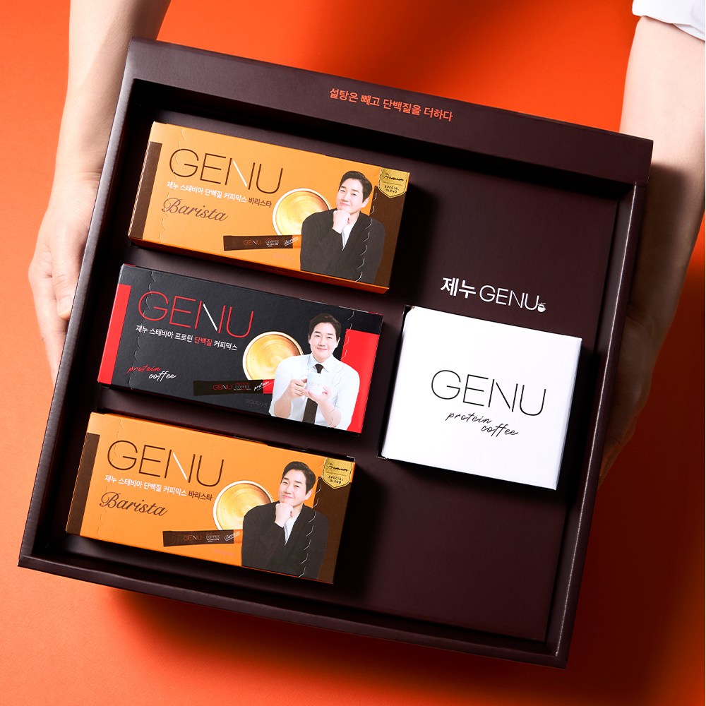 제누 스테비아 단백질 커피믹스 바리스타 선물세트 32,900원