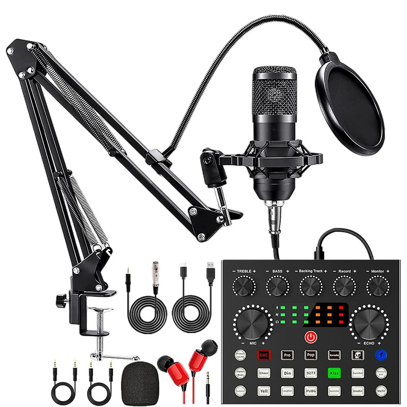 프리라이프 - 오디오 인터페이스 방송용 오디오 믹서 음향믹서 콘덴서 마이크 세트 33,680원