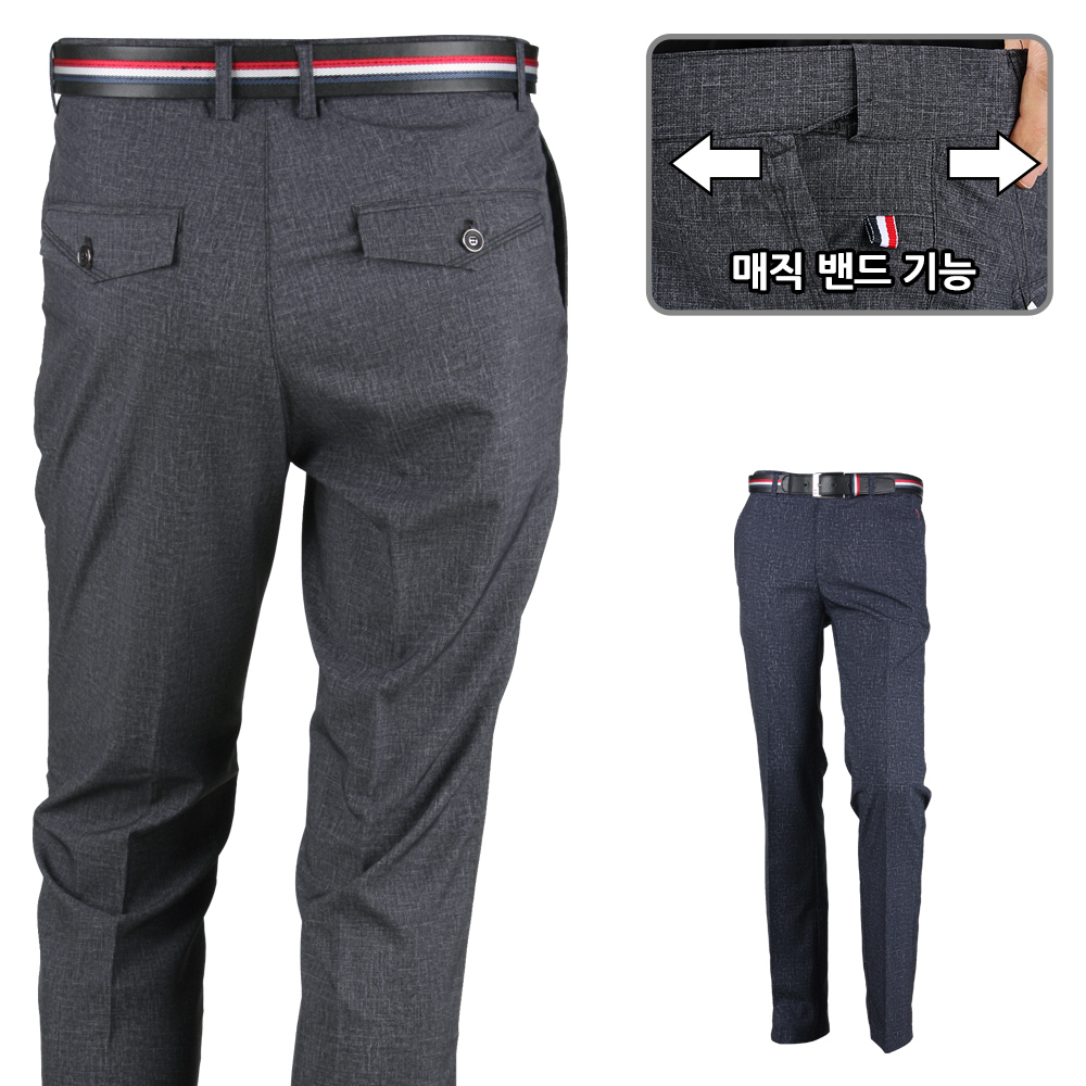 럭스골프 LU 히든밴드 사방 스판 골프바지 BLU9M502 27,900원