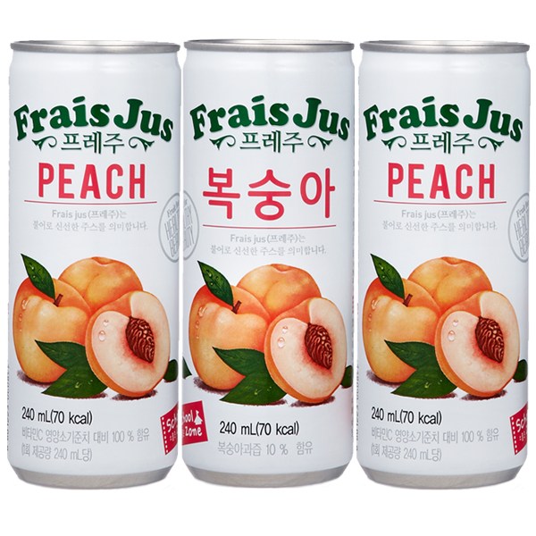 일화-프레주복숭아240ml(30캔) x2, 240ml, 60개 23,180원