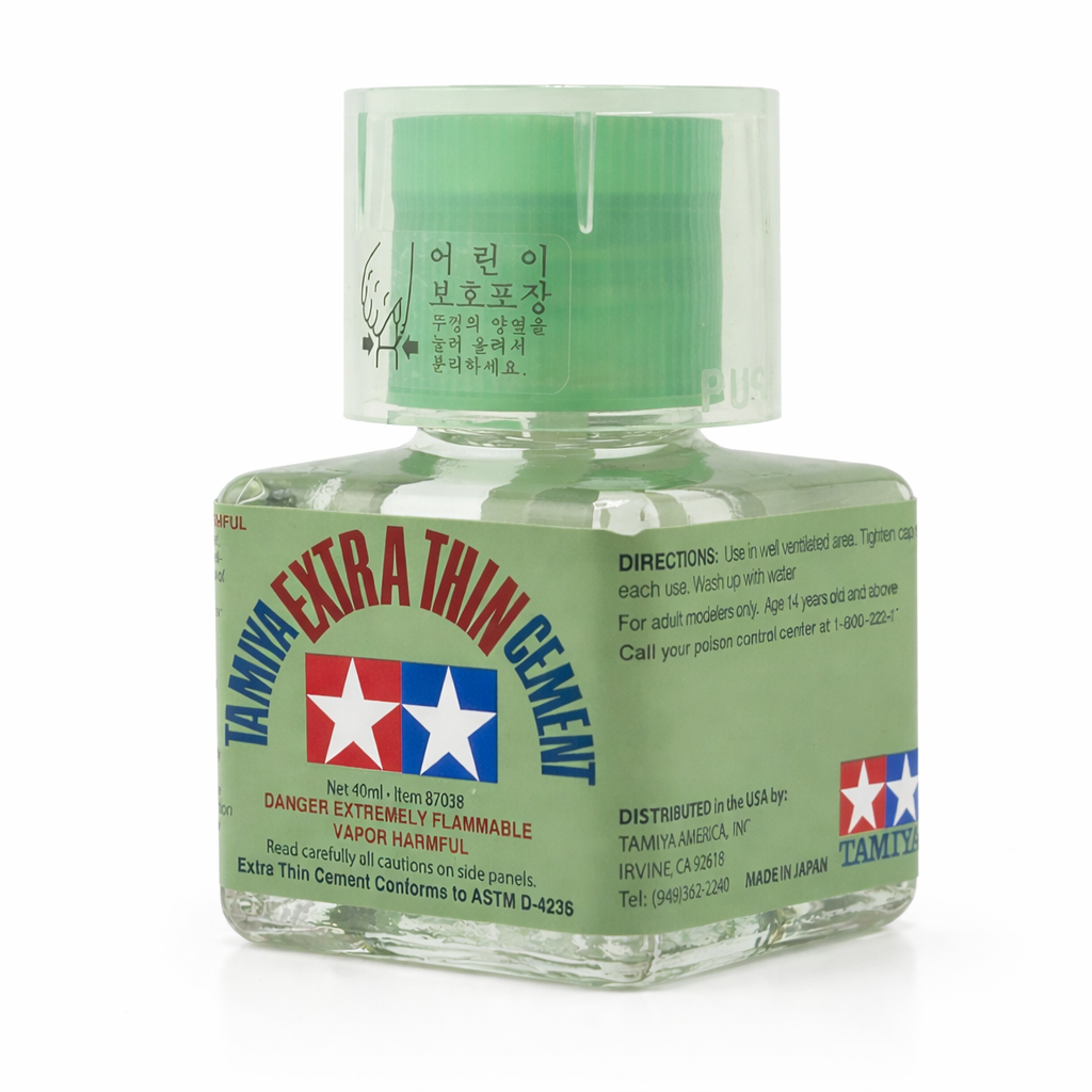 타미야 시멘트 접착제 무수지 40ml 87038 - 건담 건프라 프라모델 건담접착제 본드 7,120원