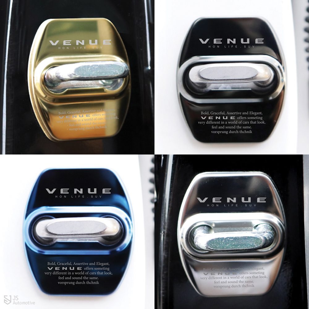 [비브랜드] 녹방지 크롬 도어스트라이커 도어락 커버 튜닝 몰딩 인테리어 용품 베뉴 호환가능 3,000원