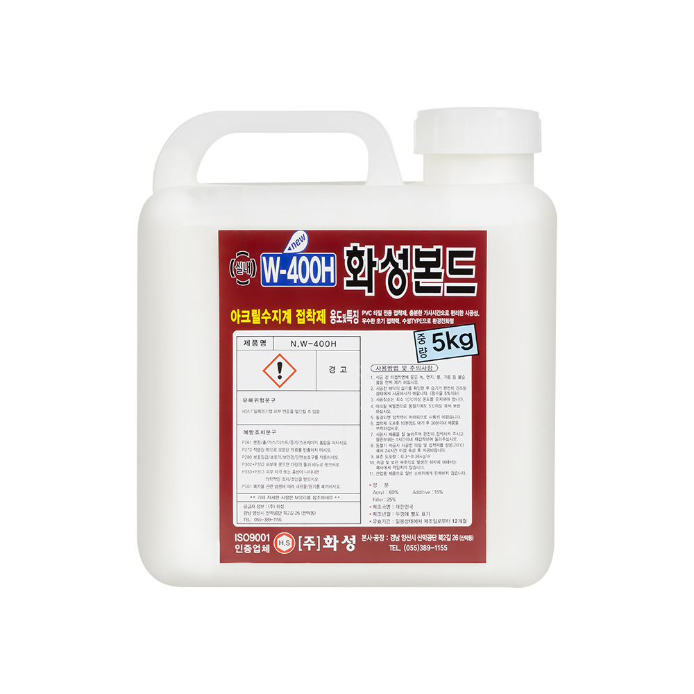 화성 데코타일 PVC타일 에버롤 본드 접착제 5kg, 1개 29,500원