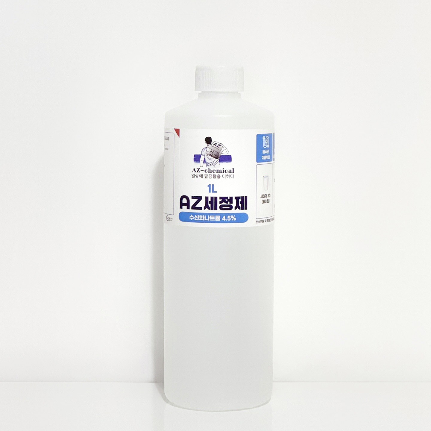 가성소다4.5% 1L NaOH 수산화나트륨 기름때제거 찌든때제거 하수구막힘, 1L, 1개 8,930원