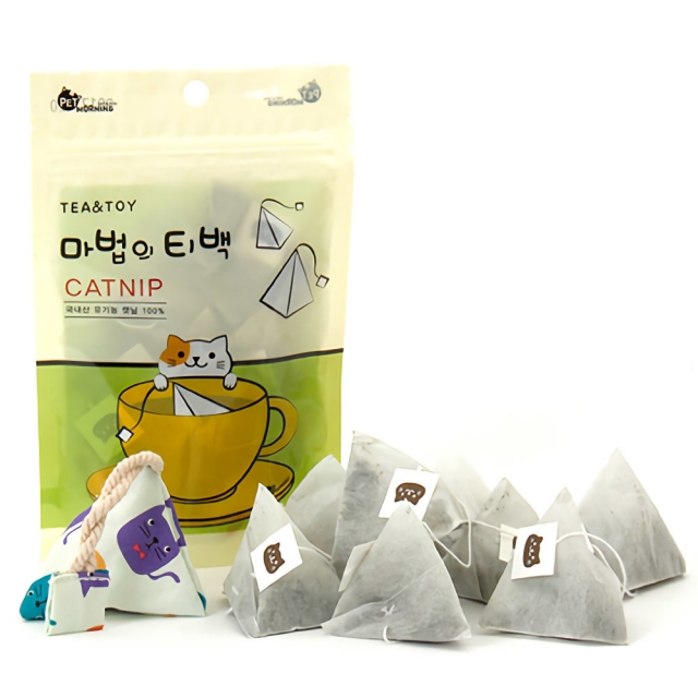 펫모닝 마법의 티백 고양이 간식 캣닢 PMC-377 8p, 마법의 티백캣닢, 1개 5,750원