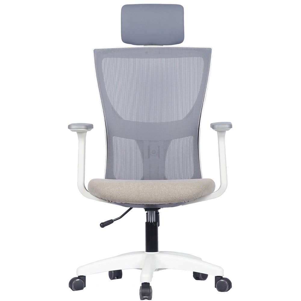 첼리스 국산 메쉬 편한 사무용 사무실 학생 공부 책상 컴퓨터의자 베이직 헤드레스트형, 화이트+딥베이지 66,900원