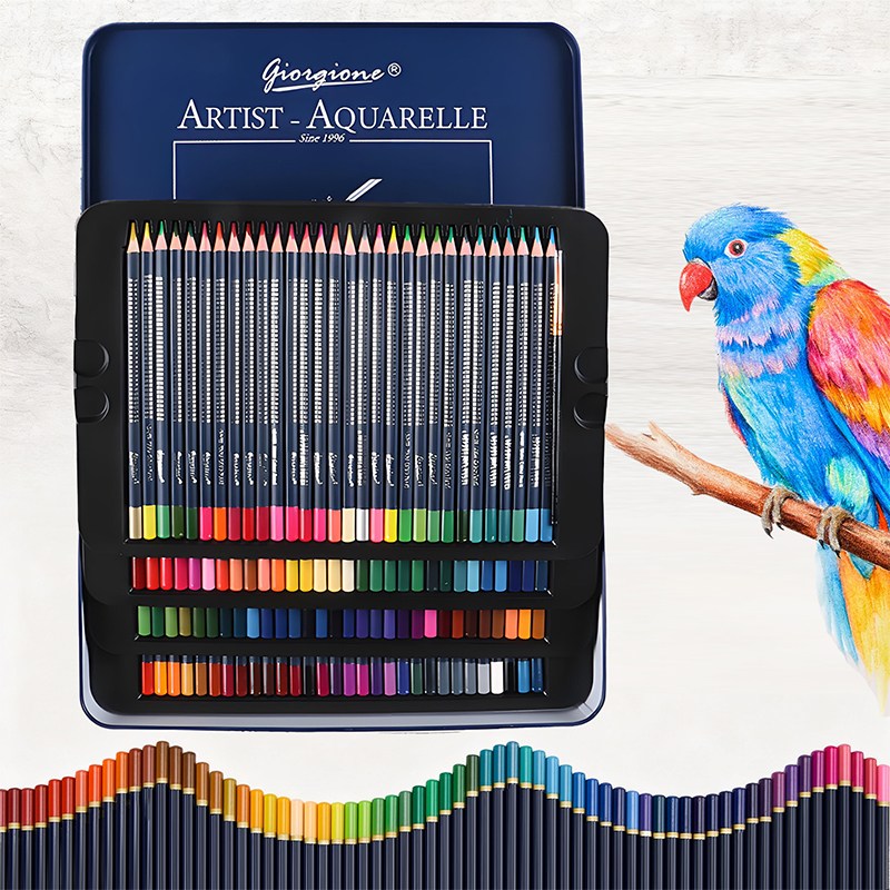 시스슈 수용성 아트 색연필 물감 효과 학생 전문가용 금속 케이스 세트 36,800원