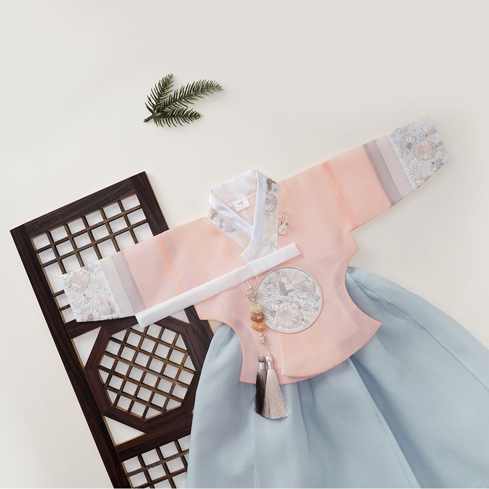 메종드온 세화 핑크 (당의,저고리 선택) 하늘치마 여아한복 유아 키즈 어린이 아동한복 (백일,1~15호) 73,000원