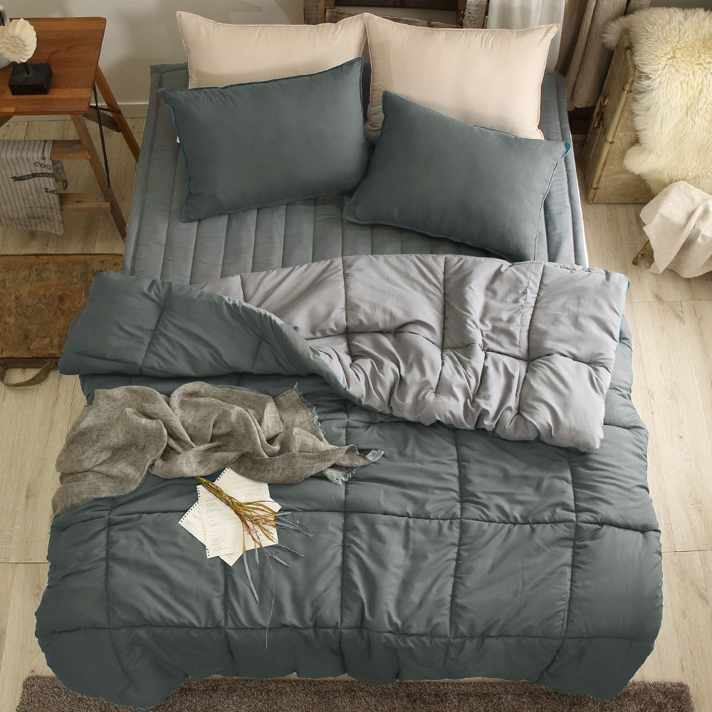 세미마이크로 데일리 솔리드 차렵이불+베개커버+패드세트 (슈퍼싱글 / 퀸 사이즈) 79,900원