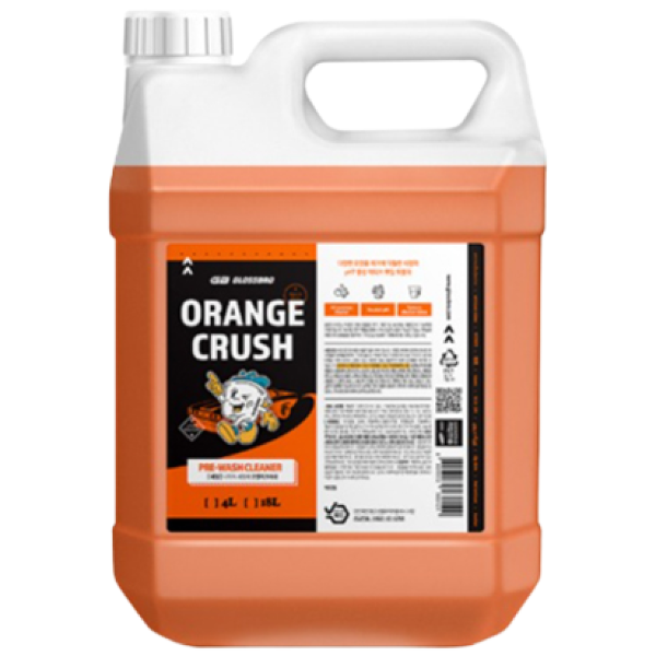 글로스브로 오렌지크러쉬 프리워시 4L 셀프세차 세차용품 물때제거 거품세차 버블세차, 1개, 4L 39,000원