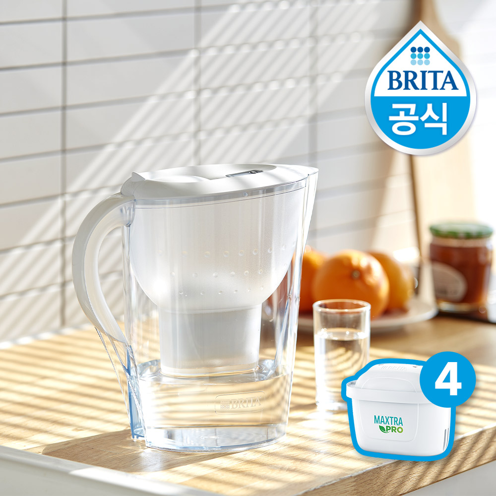 브리타 정수기 마렐라 XL 3.5L+총 필터4입 68,300원