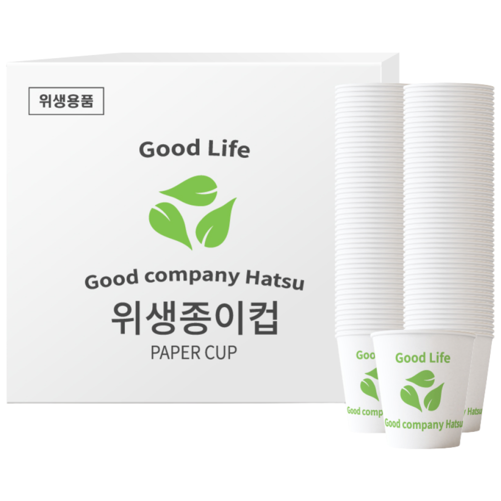종이컵 굿라이프 무공해 175ml[+,-5ml]/6.5oz/1000개, 1000개, 1세트 11,900원