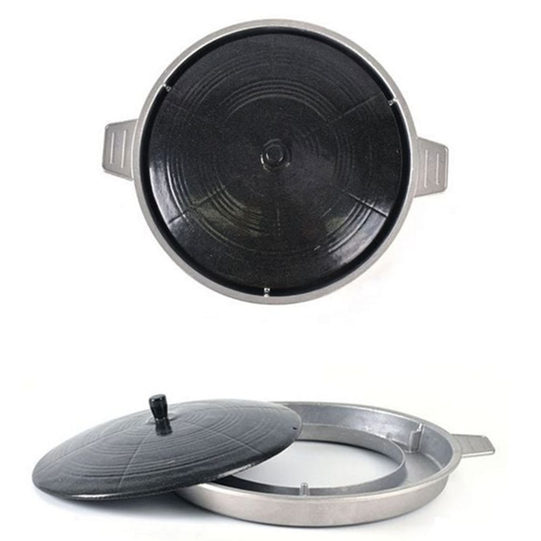 유진오피스 무쇠 솥 뚜껑 두꺼운 구이판 고기 코팅 솥 뚜껑 가정용 맥반석 야외용 휴대용 캠핑 그릴 조리 도구 88,590원